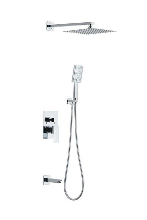 Kare Ankastre Üç Yollu Banyo Bataryası