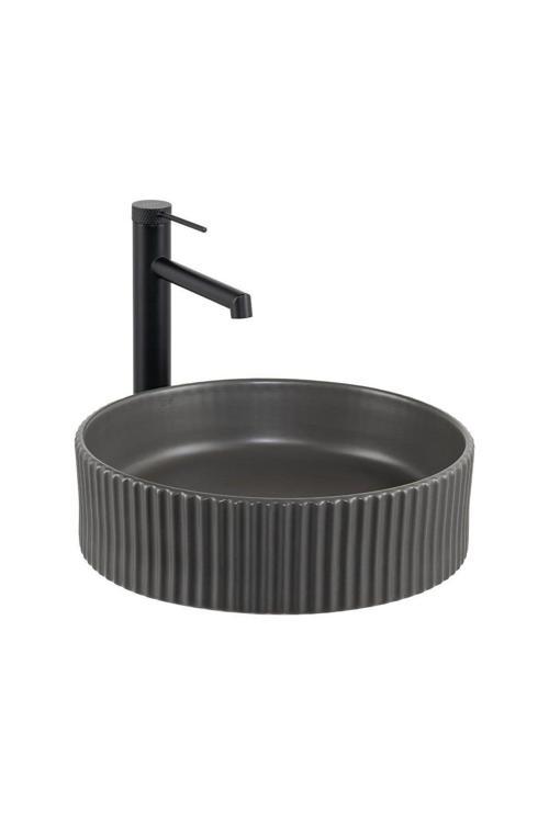 Tezgahüstü Lavabo (Mat Füme) E-W1001Mf
