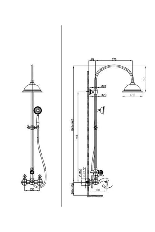 Fm-0252 Altın Duş Ünitesi