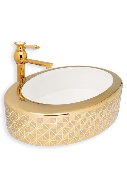 Eva Banyo E-8126 Tezgah Üstü Porselen Lavabo