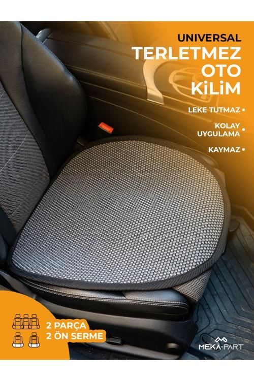 Oto Koltuk Koruyucu Kılıf 2 Parça Serme Sadece Ön Universal Füme