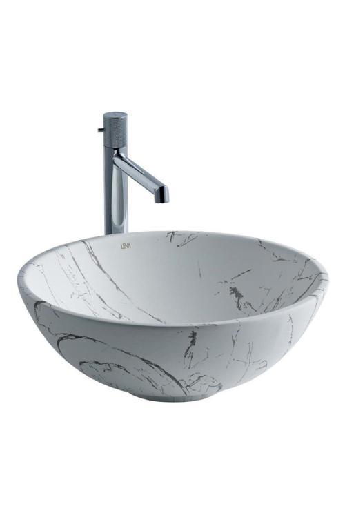 Eh-2020M3 Tezgah Üstü Porselen Lavabo