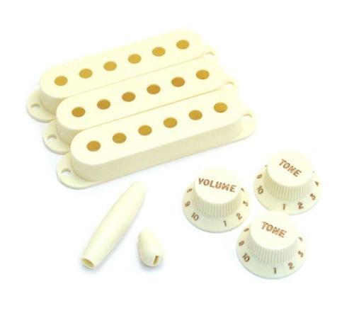 Pure Vintage 60s Stratocaster Vintage White Manyetik Kapağı Aksesuar Kiti