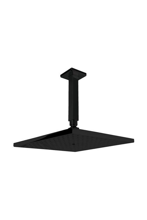 Corner Tavandan Ayarlı Duş Başlıgı (Siyah)