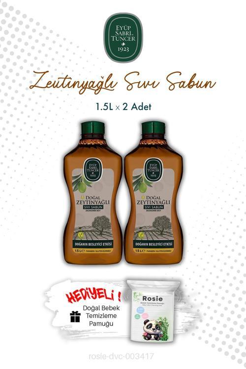 Zeytinyağlı Doğal 1.5L Sıvı Sabun X2 ve ROSIE