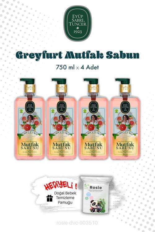 Greyfurt Mutfak Sabun 750 ML X4 ve ROSIE