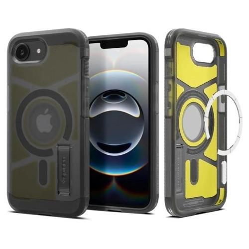 iphone 15 Pro Max Manyetik Tough Armor MagFit Kılıf Frost Black iPhone 16E