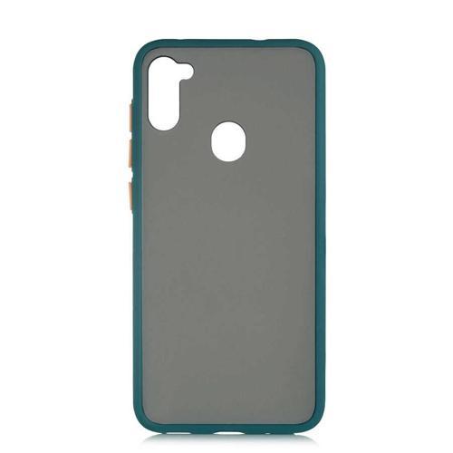 Galaxy M11 Kılıf Zore Fri Mat Yüzey Renkli Kenar Kılıf