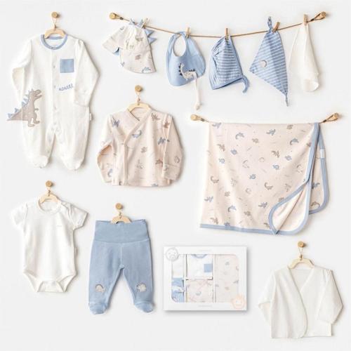 Ac25911 Newborn Set Dino 10'lu Hastane Çıkışı Beige