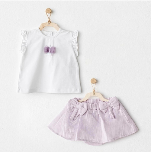 Ac25575 Magical Butterlfy 2'li Bebe Takım Lila