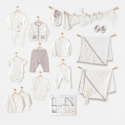 Ac25562 Newborn Set Tinny Ships 20'li Hastane Çıkışı Ekru