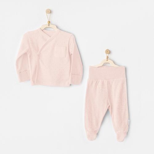 Ac25557 Side Snap Set 2'li Zıbın Takım Pink