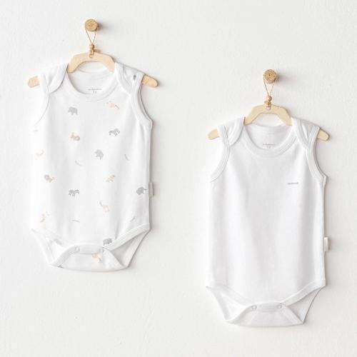 Ac25806 Little King 2'li Bebek Body White