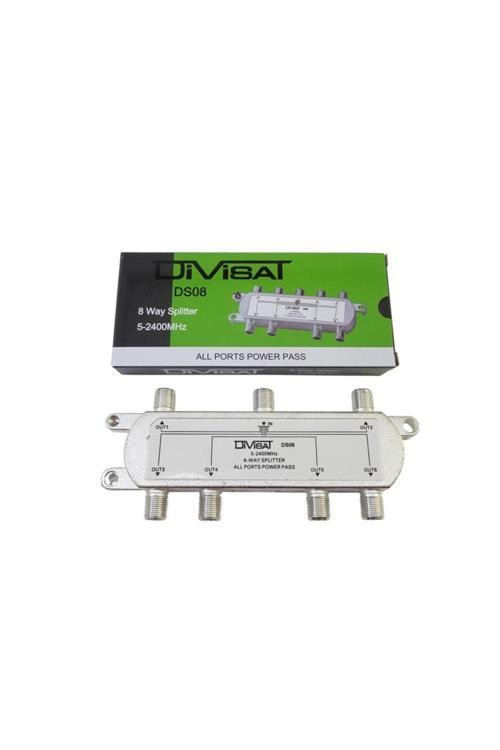 1 Giriş 8 Çıkış 1/8 Splitter 5 2400 Uydu Bölücü