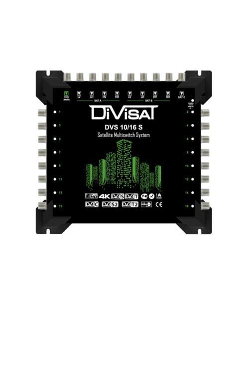 Dvs 10X16 Multiswitch - Sonlu ( Led'Li )