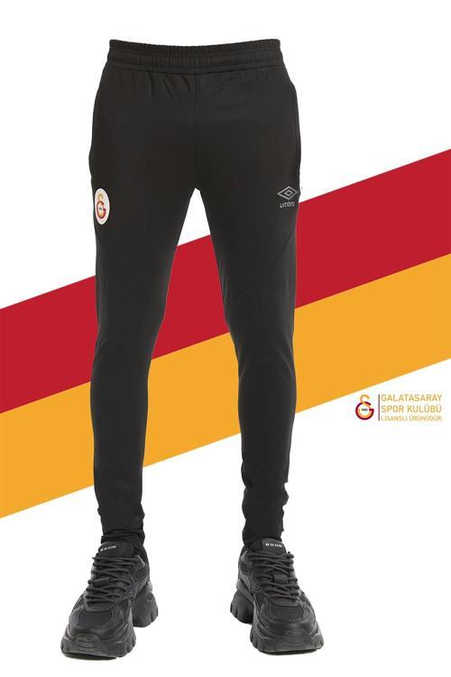 Orijinal Lisanslı Dar Paça Siyah Eşofman Altı