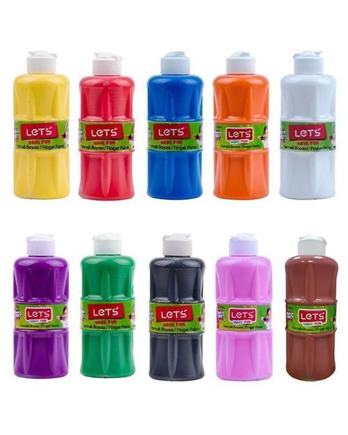 Parmak Boyası 250ml 10lu Set