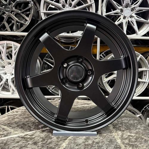 17 inç 5x114.3 VOLKS T37 CİVİC İ30 COROLLA UYUMLU Siyah Jant Modeli Honda Hyundai Toyota