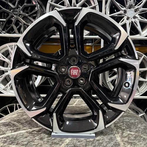 18 inç 5x98 OPAR EGEA DOBLO EGEA CROSS UYUMLU Siyah Elmas Kesim Jant Modeli Fiat