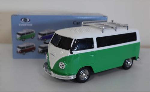RT-1945 Yeşil Arabalı  Bluetooth Fm-Usb-Tf-Aux Şarjlı Nostaljik Radyo
