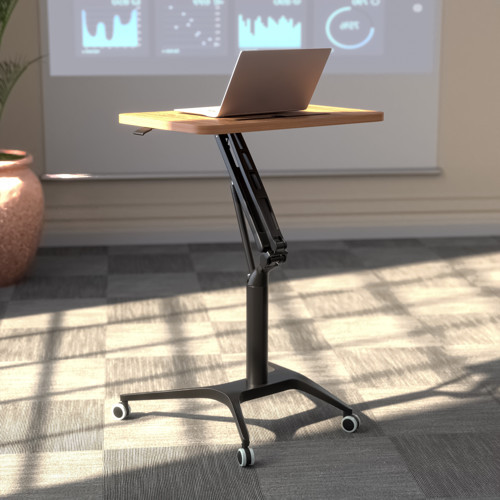 D-Flex Mobil Yükseklik Ayarlı Masa - Siyah Ayak