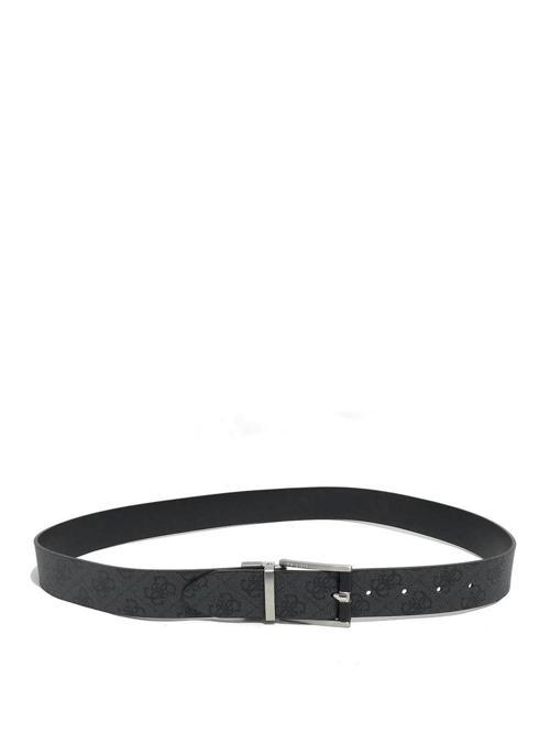 Erkek Siyah Bükreş 4G Logolu Kemer