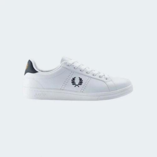 Fred Parry Erkek Beyaz Logo Detaylı Sneaker