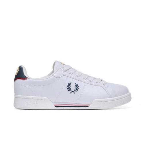 Fred Parry Erkek Beyaz Logo Detaylı Sneaker