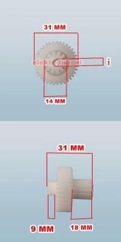 CH Rapid Rondo Bıçak Çevirici Çift Dişlisi (Orjinal Parça)