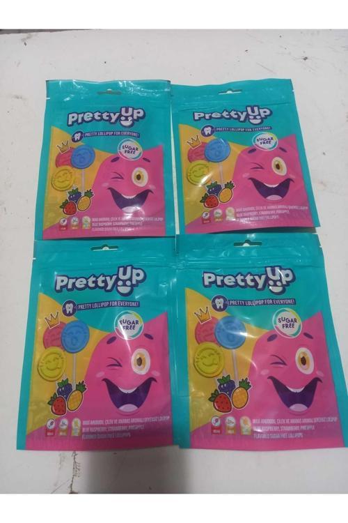 Durukan 4 Adet Peretty Şekersiz Lolipop 10*Adet