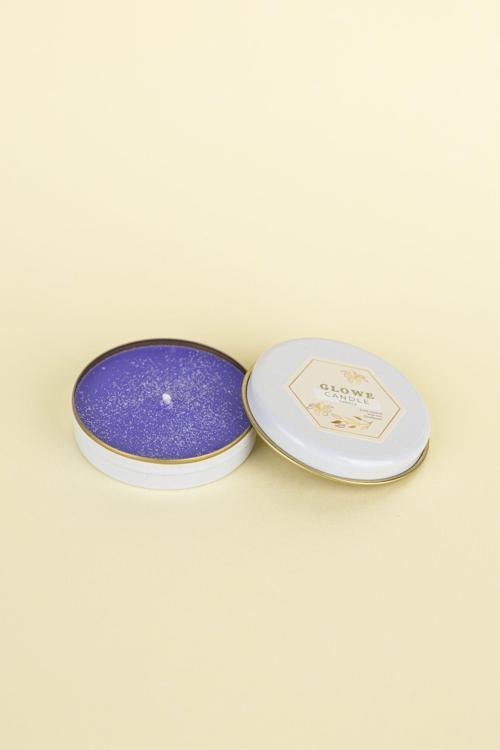 2'Li Lavanta Aromalı %100 Natural Dekoratif Mum