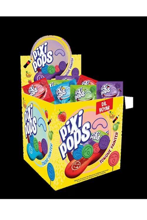 Pops Meyve Aromalı Dil Boyayan Şeker 150 Adet