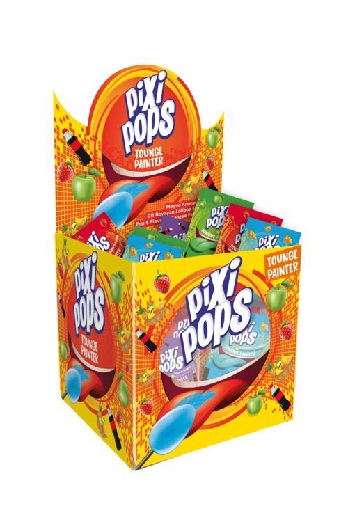 Pıxı Pops Pıxıpops Dil Boyayan Lollıpop 8G X 120 Adet