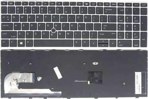 Hp EliteBook 850 G5 Uyumlu Notebook Klavyesi - Siyah - TR - Backlit