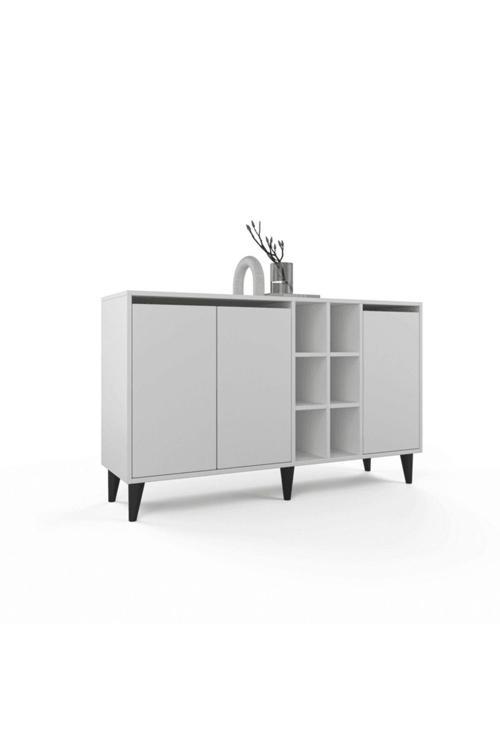 Terra Konsol - Beyaz - 3 Kapaklı