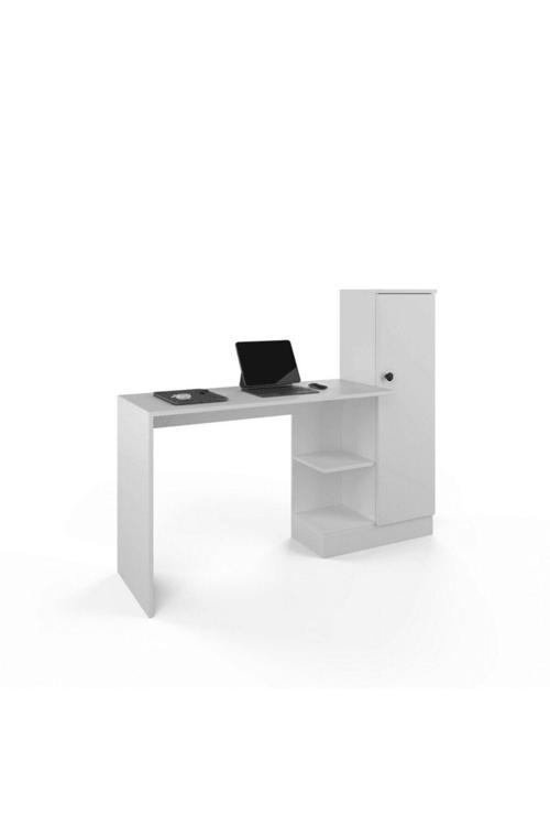 Opus Ofis / Çalışma Masası - Beyaz - Dolaplı