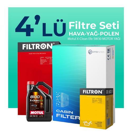 Mercedes Sprinter 416 Dizel Filtre Bakım Seti Motul Motor Yağlı (2011-2022) 4 Lü