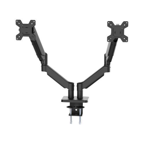 Sline M252D Amortisörlü 13-32'' Çift Kollu Masa Üstü Monitör Standı