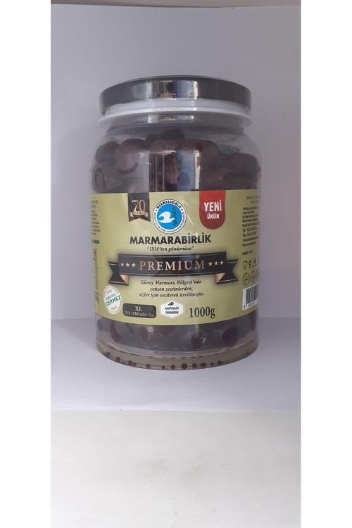 Premium Xl Siyah Zeytin 1000 gr Cam Pet