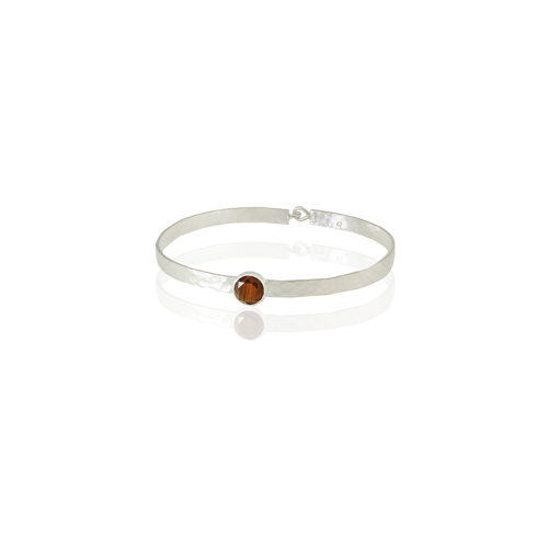 Kadir Jewellery 925 Ayar Gümüş Kaplama El İşçiliği Zirkon Taşlı Kadın Kelepçe Bilezik