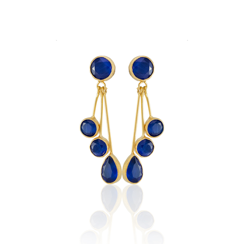 Kadir Jewellery22 Ayar Altın Kaplama Vintage Küpe -El İşçiliği Ve Hipoalerjenik Küpe