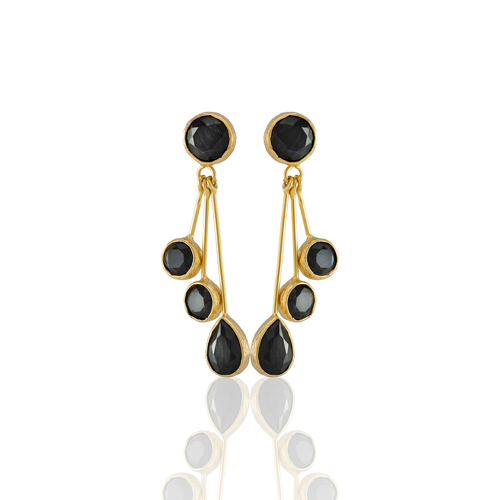 Kadir Jewellery22 Ayar Altın Kaplama Vintage Küpe -El İşçiliği Ve Hipoalerjenik Küpe