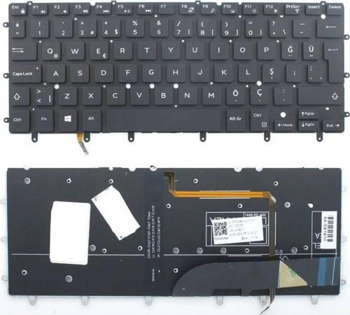 Dell Inspiron 7347 Uyumlu Notebook Klavyesi  - Siyah - TR - Backlit