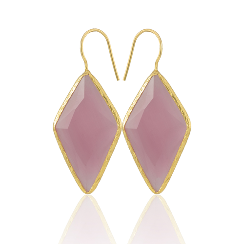 Kadir Jewellery 22 Ayar Altın Kaplama Vintage Küpe -El İşçiliği Ve Hipoalerjenik Küpe