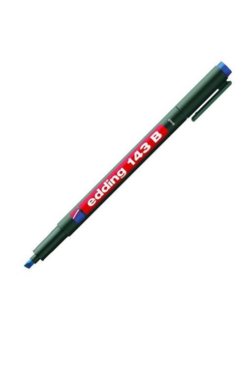 143B Permanent Asetat Kalemi - Mavi