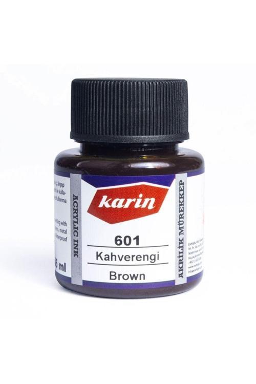 Hat Mürekkebi-Kaligrafi Mürekkebi-Akrilik Mürekkep Kahverengi 601-45Ml