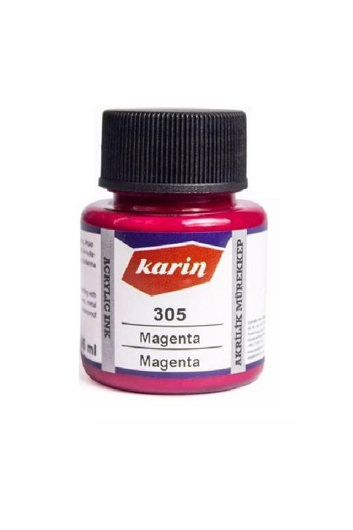 Hat Mürekkebi-Kaligrafi Mürekkebi-Akrilik Mürekkep Magenta 305-45Ml