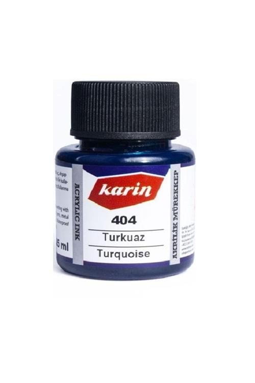 Hat Mürekkebi-Kaligrafi Mürekkebi-Akrilik Mürekkep Turkuaz 404-45Ml