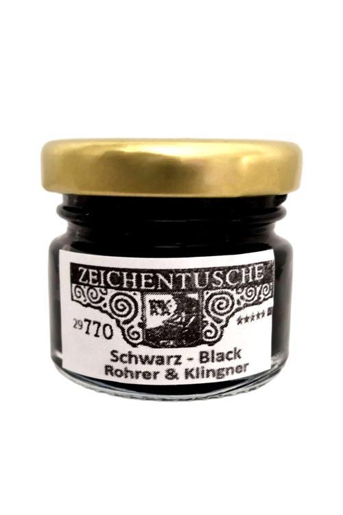 Rohrer&Klingner Çizim-Kaligrafi-Hat Mürekkebi-770 Siyah 25Ml (Ekonomik Boy)