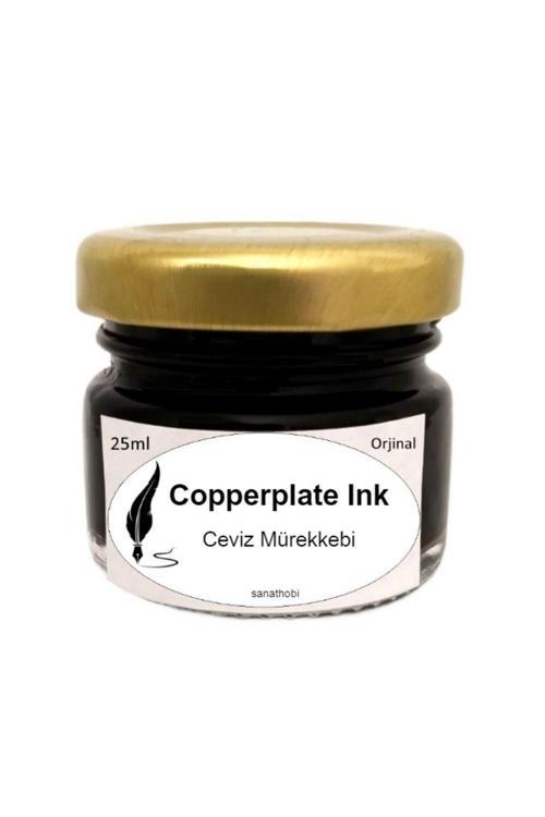 Copperplate Ink Ceviz Mürekkebi-Gölge Yazı-Walnut 25Ml-İnk